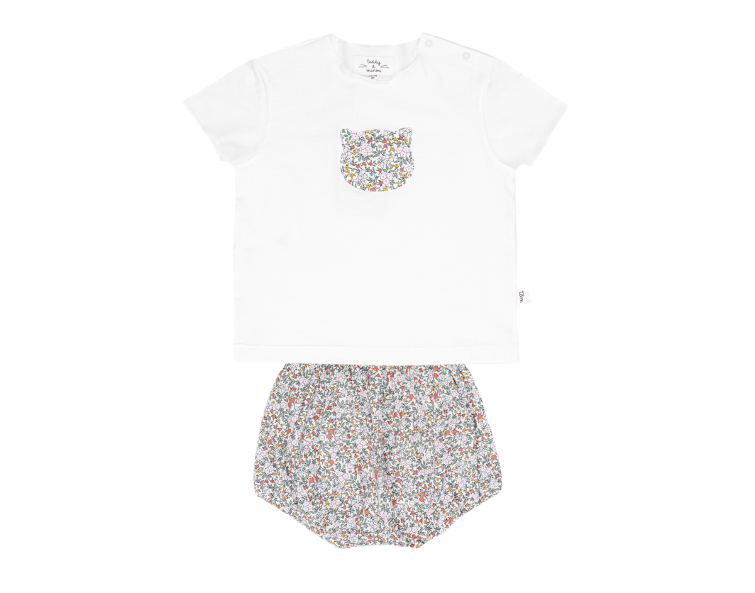 TEDDY & MINOU TWO PIECE SET short sleeve (T-Shirt&Short)