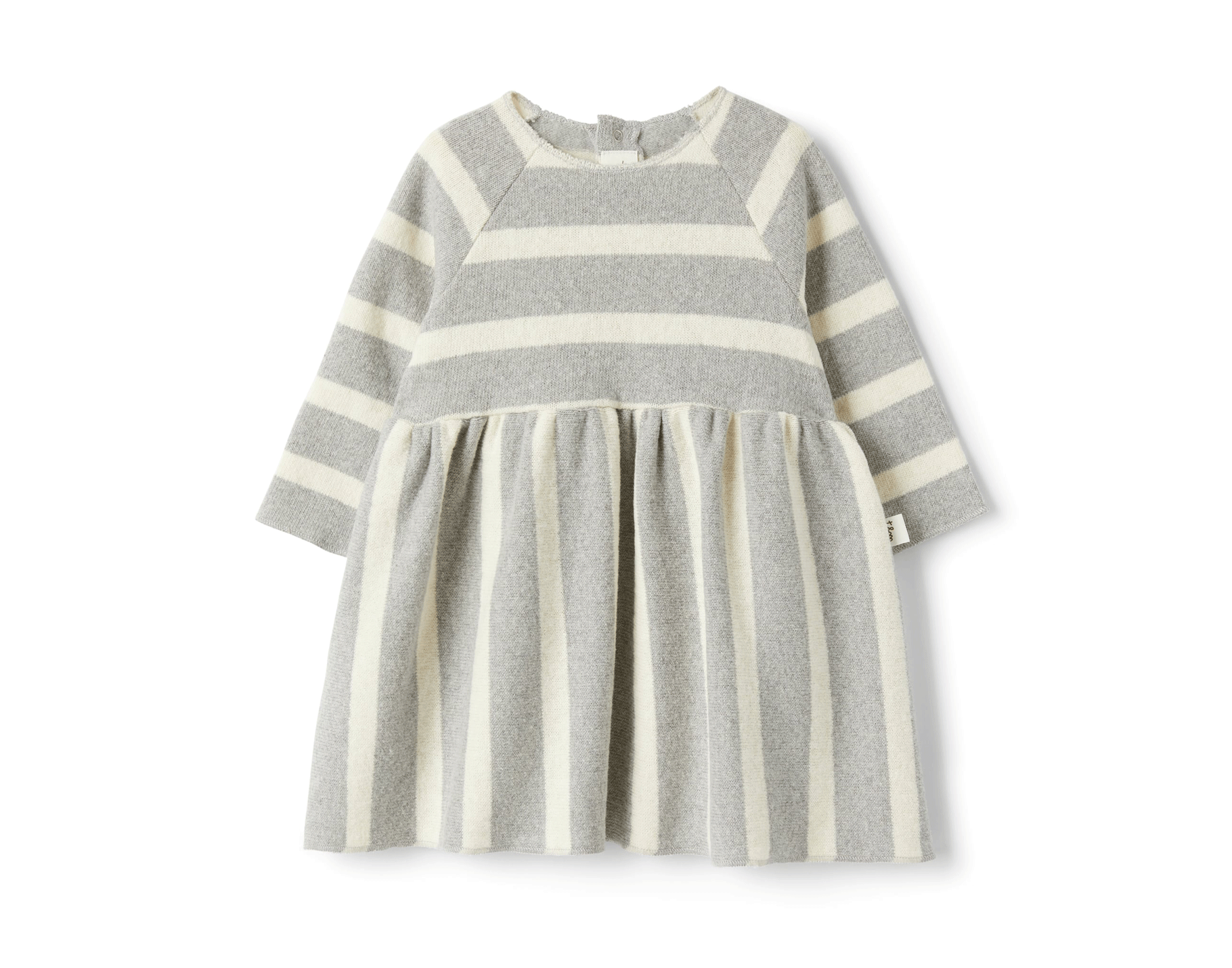 TEDDY & MINOU DRESS L/S STONE GREY