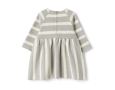 TEDDY & MINOU DRESS L/S STONE GREY