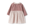 TEDDY & MINOU DRESS L/S PURPLE GRAPES