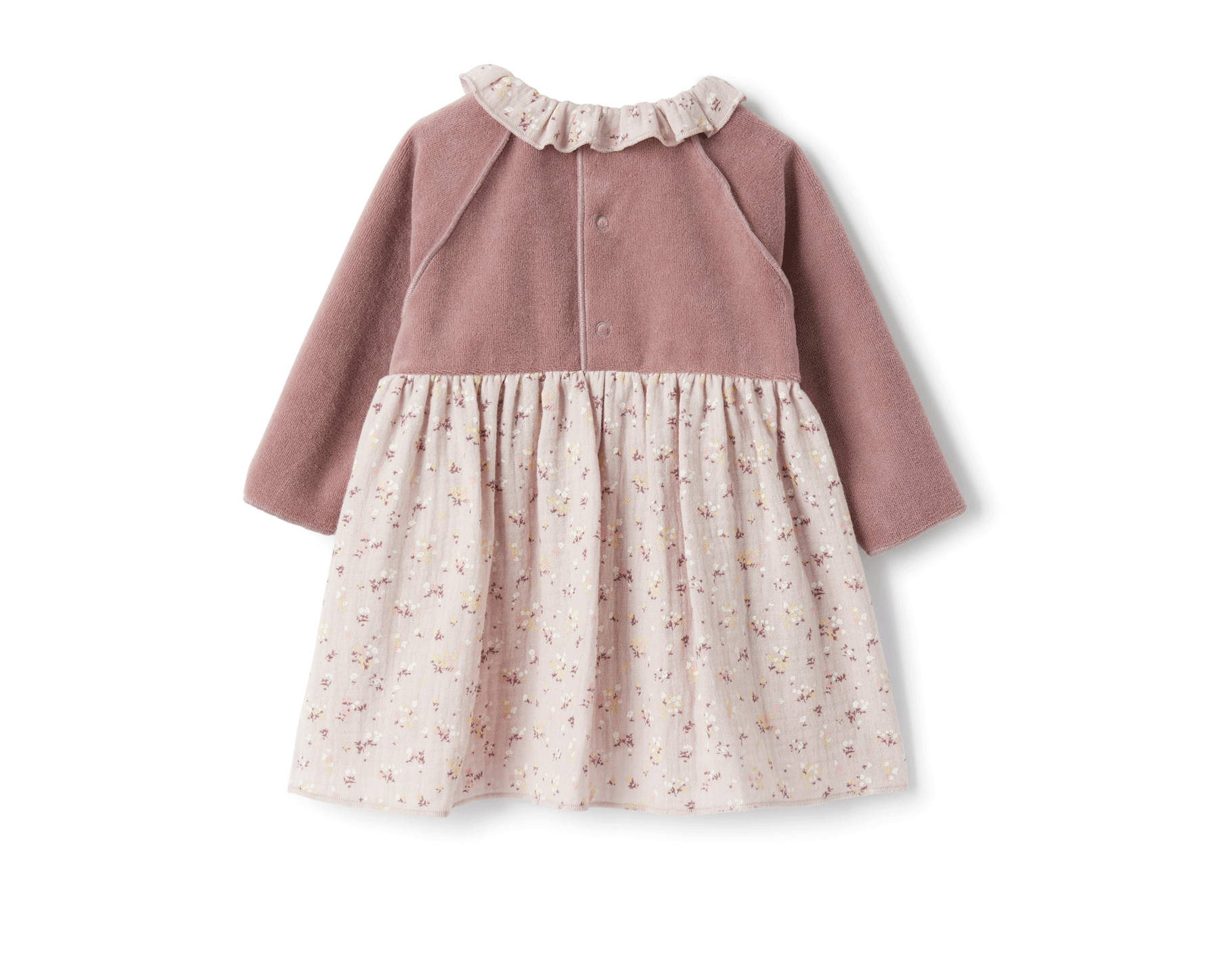 TEDDY & MINOU DRESS L/S PURPLE GRAPES