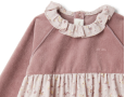 TEDDY & MINOU DRESS L/S PURPLE GRAPES