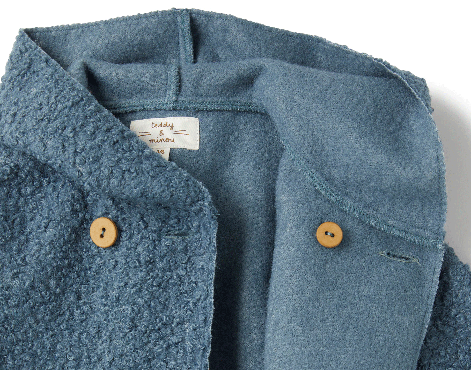 TEDDY & MINOU JACKET POWDER BLUE