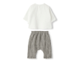 TEDDY & MINOU TWO PIECE SET MILK/STONE GRE