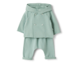 TEDDY & MINOU TWO PIECE SET MINT GREEN