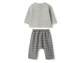 TEDDY & MINOU TWO PIECE SET DARK GREY