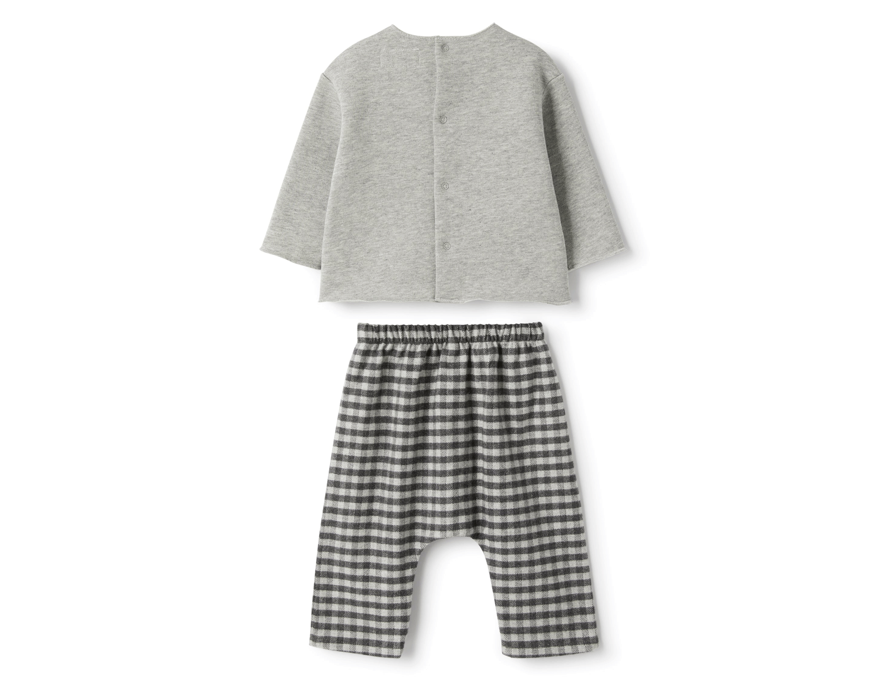 TEDDY & MINOU TWO PIECE SET DARK GREY