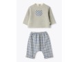 TEDDY & MINOU TWO PIECE SET POWDER BLUE