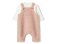 TEDDY & MINOU TWO PIECE SET POWDER ROSE