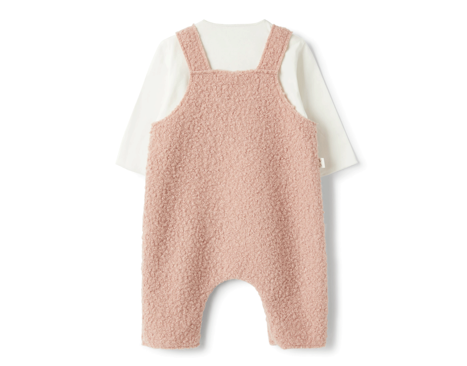 TEDDY & MINOU TWO PIECE SET POWDER ROSE