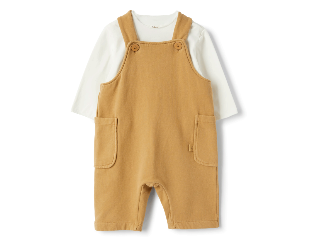 TEDDY & MINOU TWO PIECE SET COOKIE BEIGE