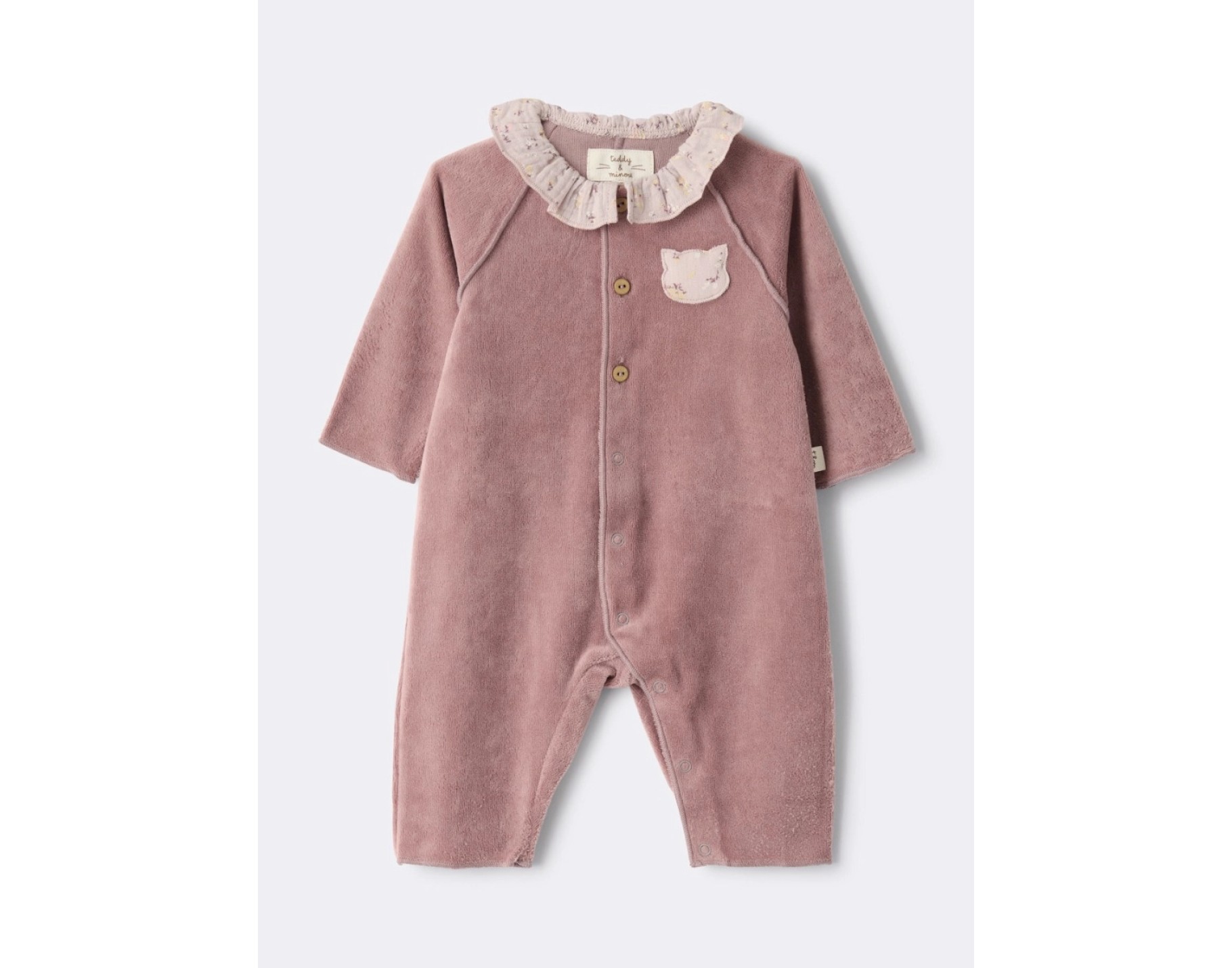 TEDDY & MINOU ROMPER PURPLE GRAPES