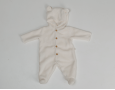 TEDDY & MINOU ROMPER W/FOOT MILK