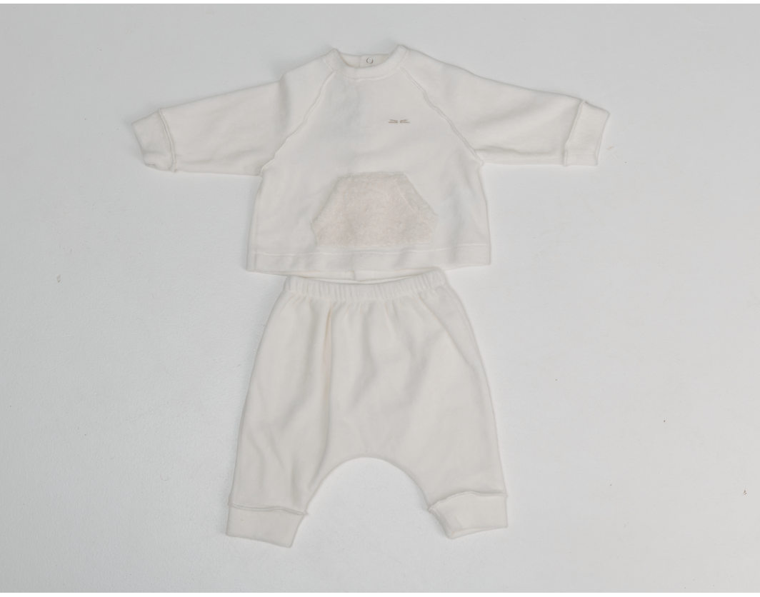 TEDDY & MINOU TWO PIECE SET MILK