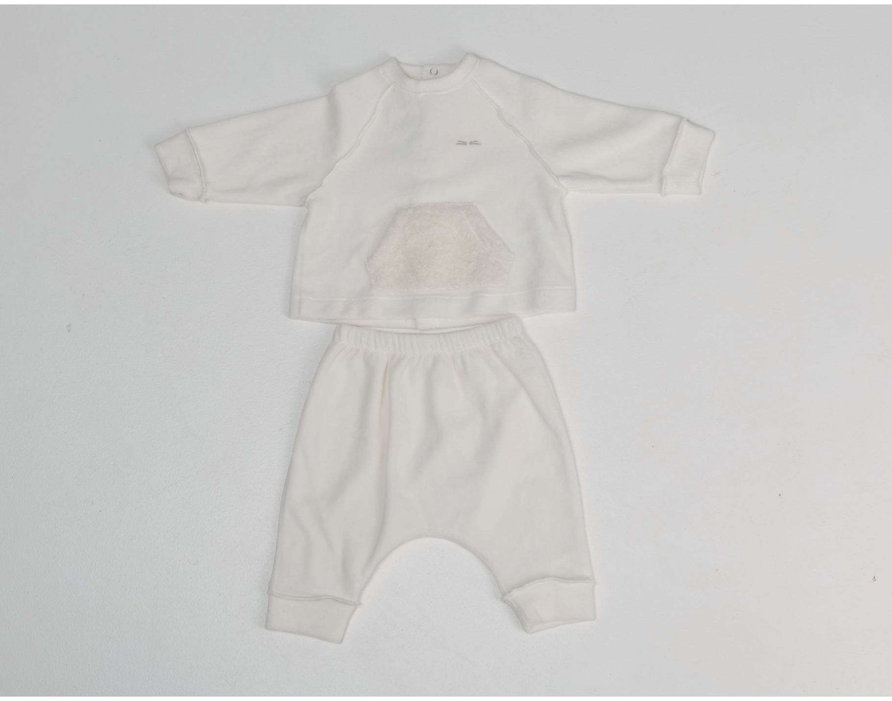 TEDDY & MINOU TWO PIECE SET MILK