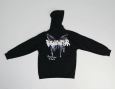 Disclaimer Hoodie on zip, Butterfly on back