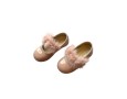 Ballerinas with Mink Fur Band Pink