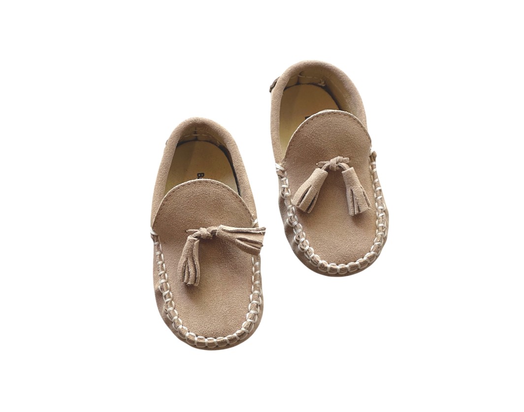 Loafers Tasseled Beige