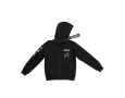 Disclaimer Hoodie on zip black