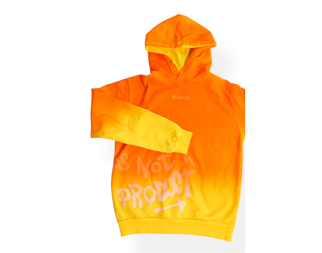 Disclaimer Hoodie Orange/Yellow