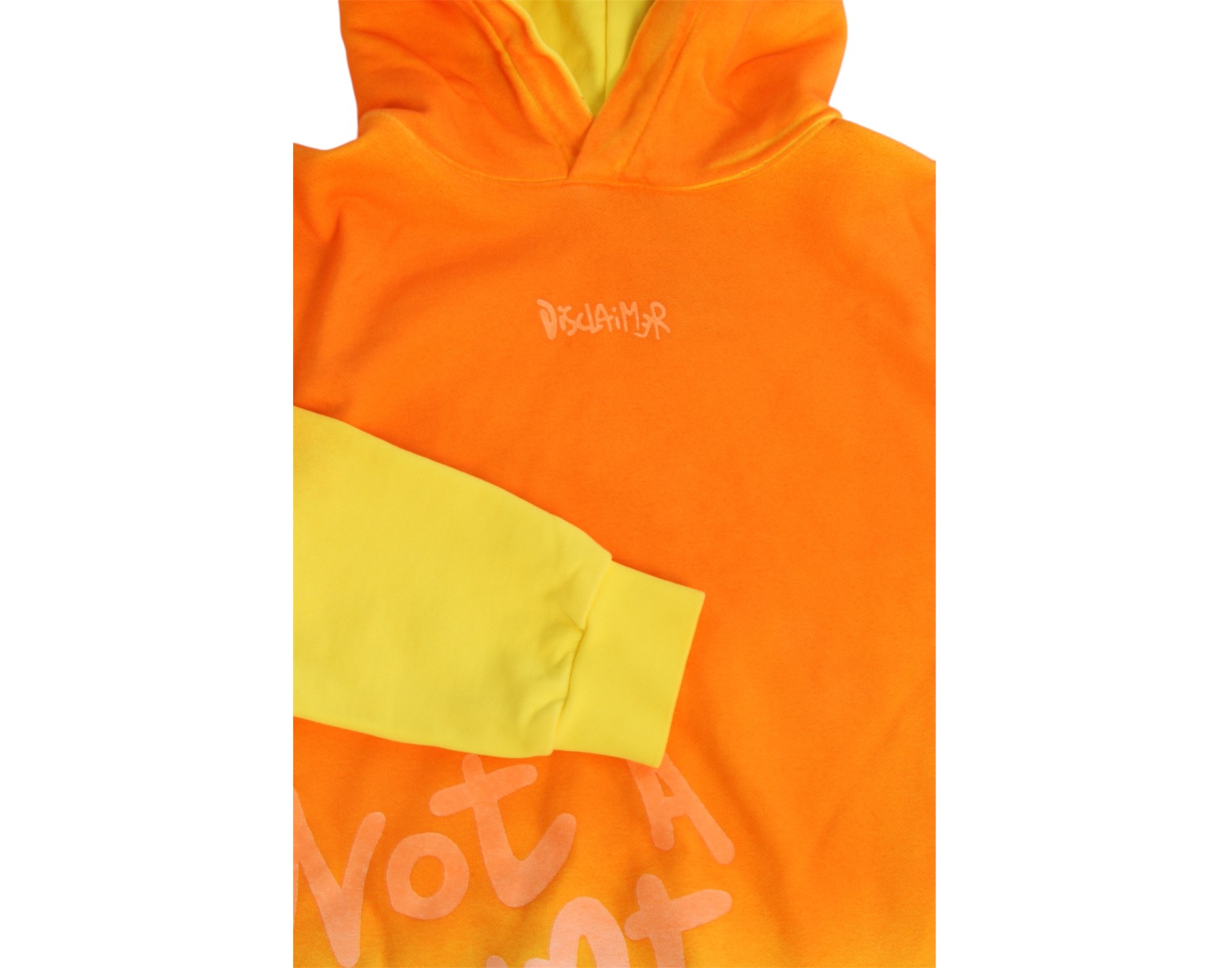 Disclaimer Hoodie Orange/Yellow