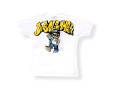 Disclaimer T-shirt White ,Teddy on back