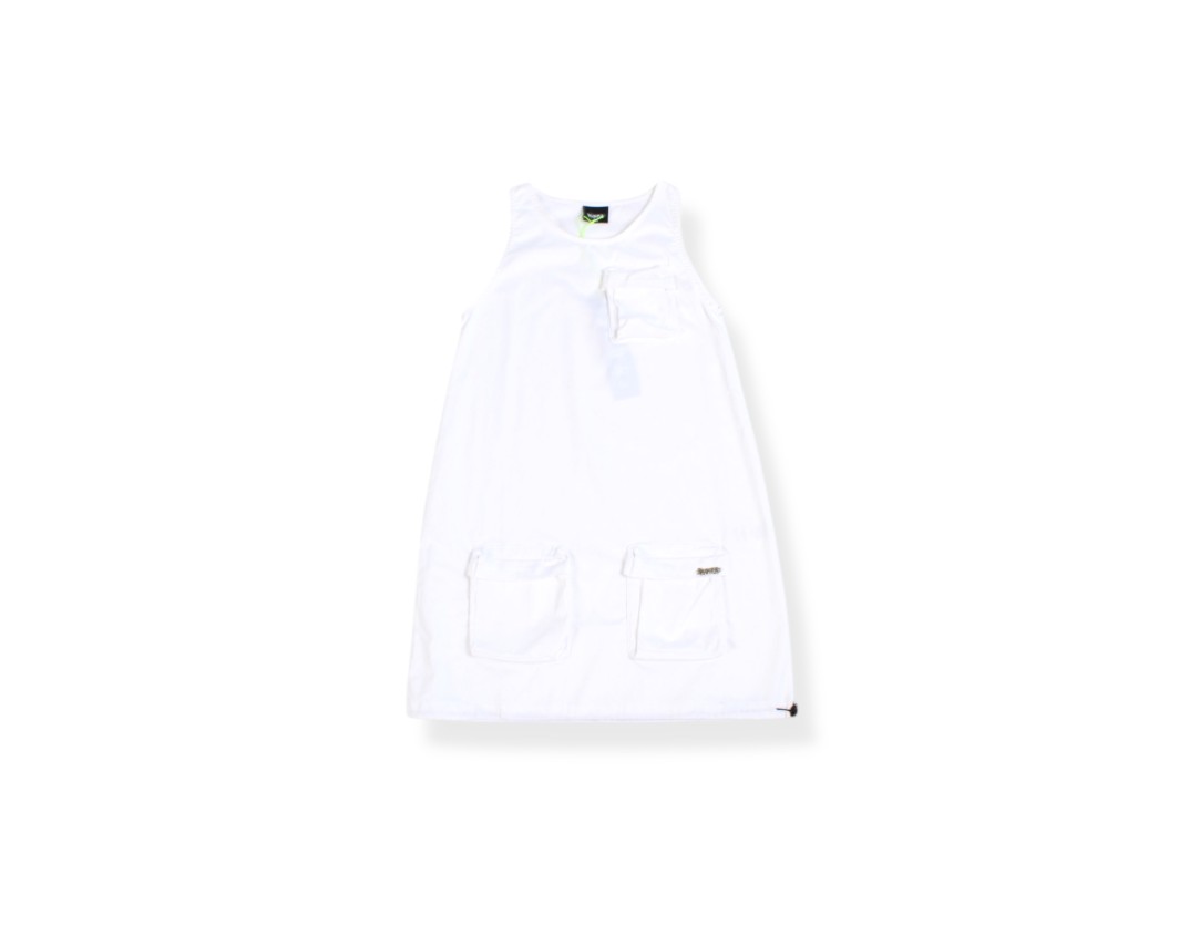 Disclaimer Dress white