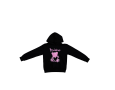 Disclaimer Hoddie with big teddy black