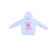 Disclaimer Hoodie white with big teddy