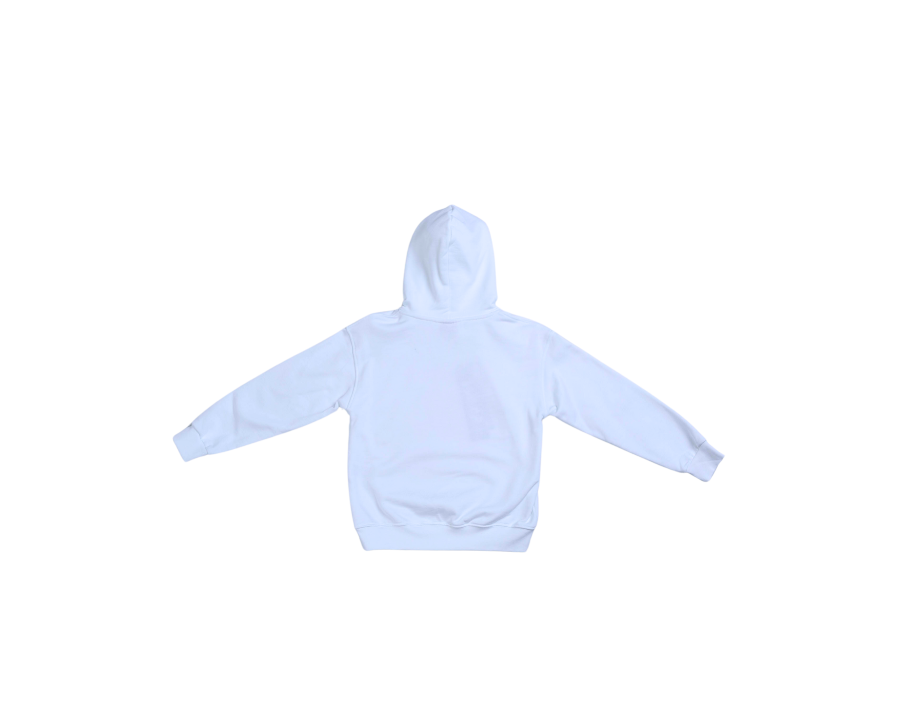 Disclaimer Hoodie white with big teddy