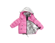 Montereggi Short Reversible Pink & Silver Jacket