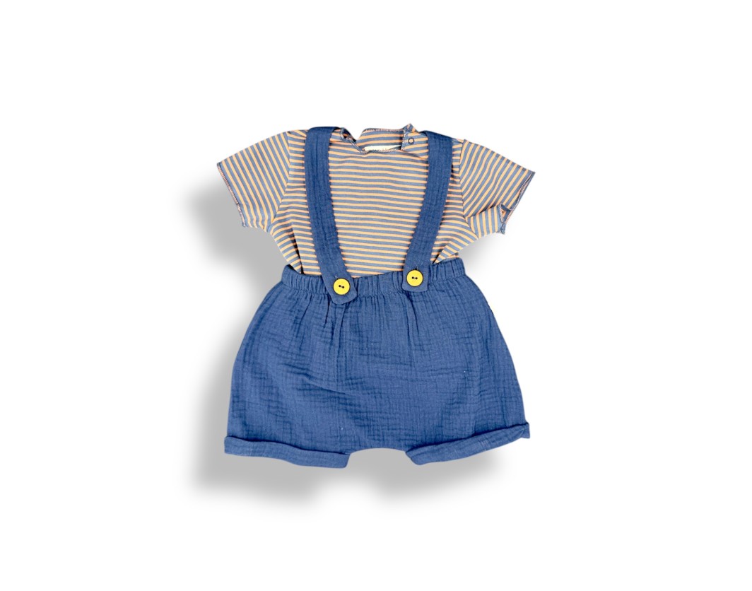 TWO PIECE SET DENIM BLUE/DENI