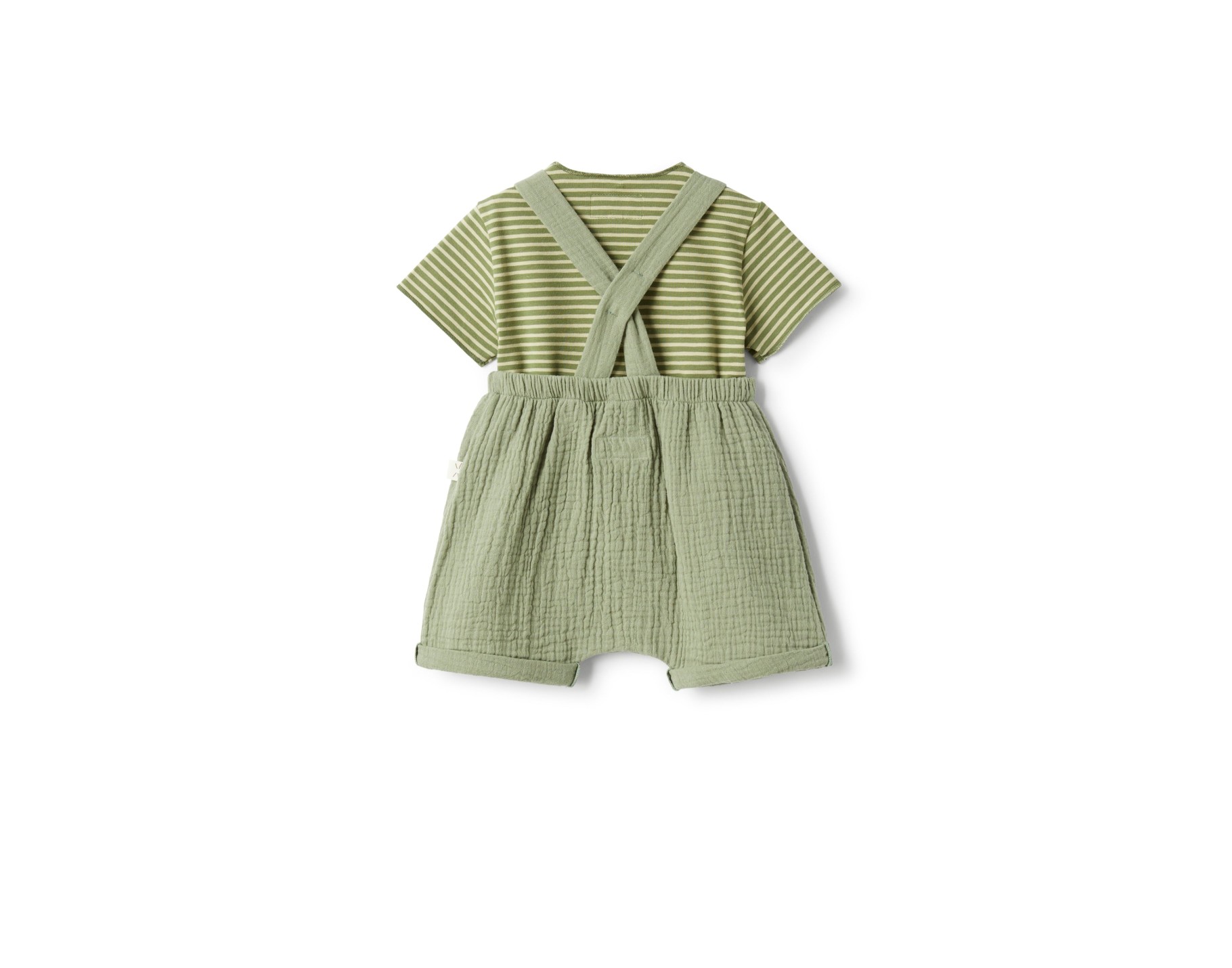 TWO PIECE SET SAGE GREEN/OR