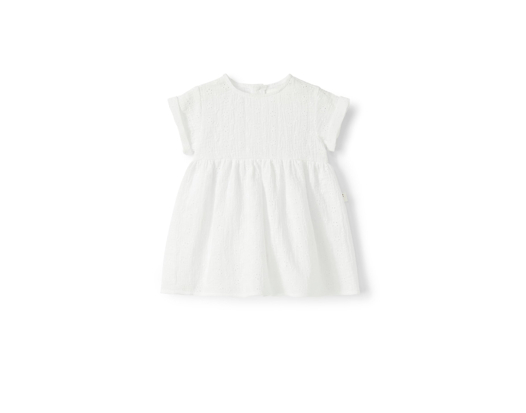 TEDDY & MINOU DRESS S/S WHITE