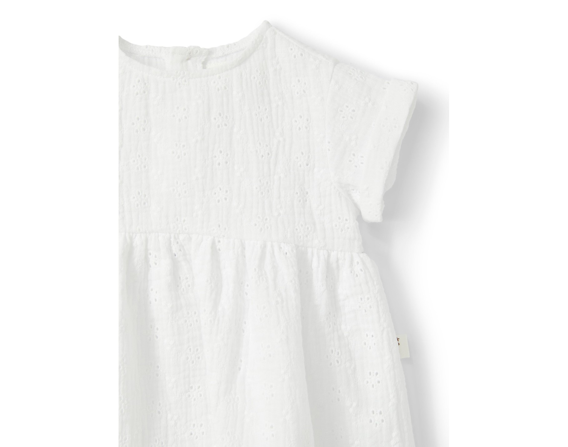 TEDDY & MINOU DRESS S/S WHITE