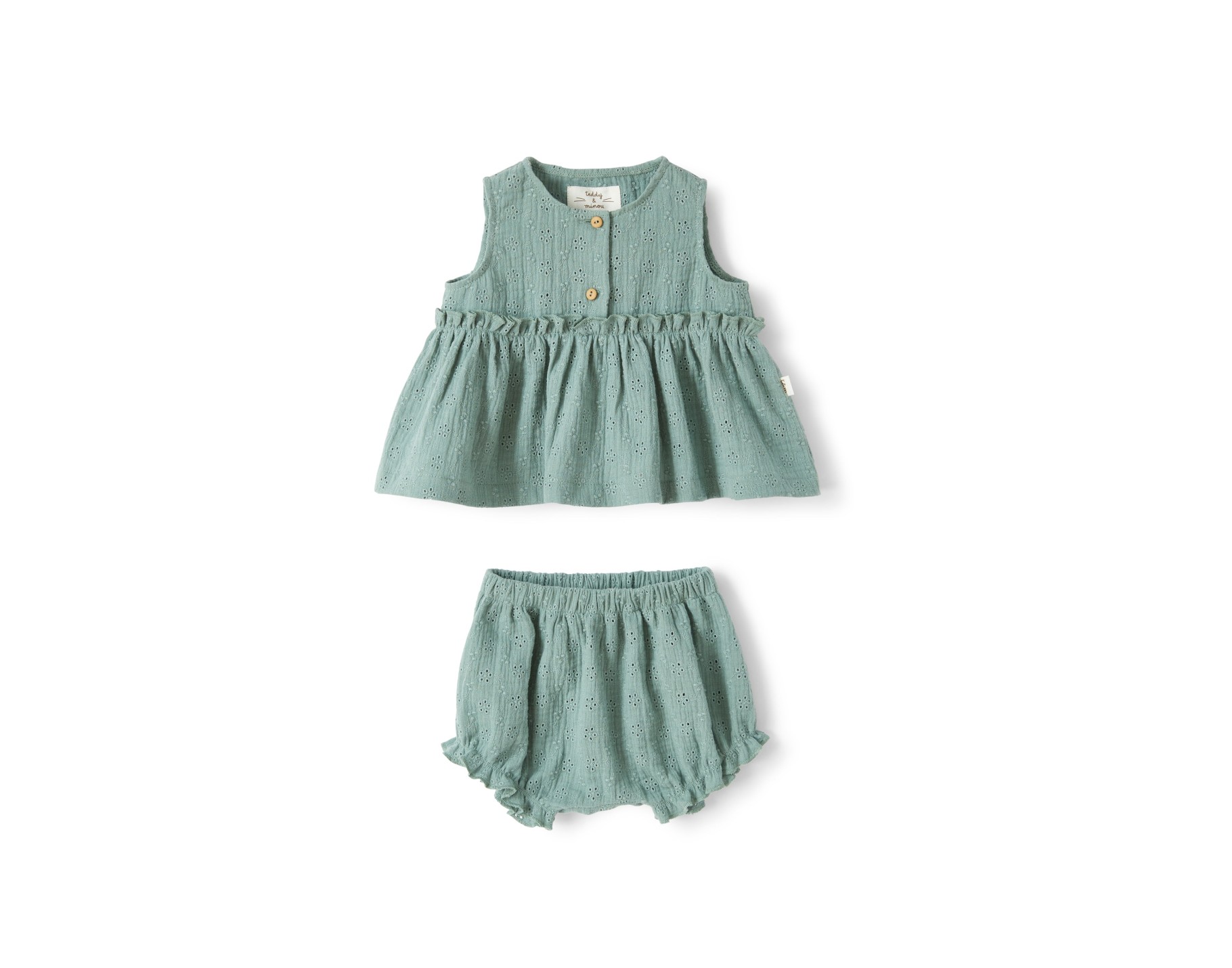 TEDDY & MINOU TWO PIECE SET (Blouse&Short)