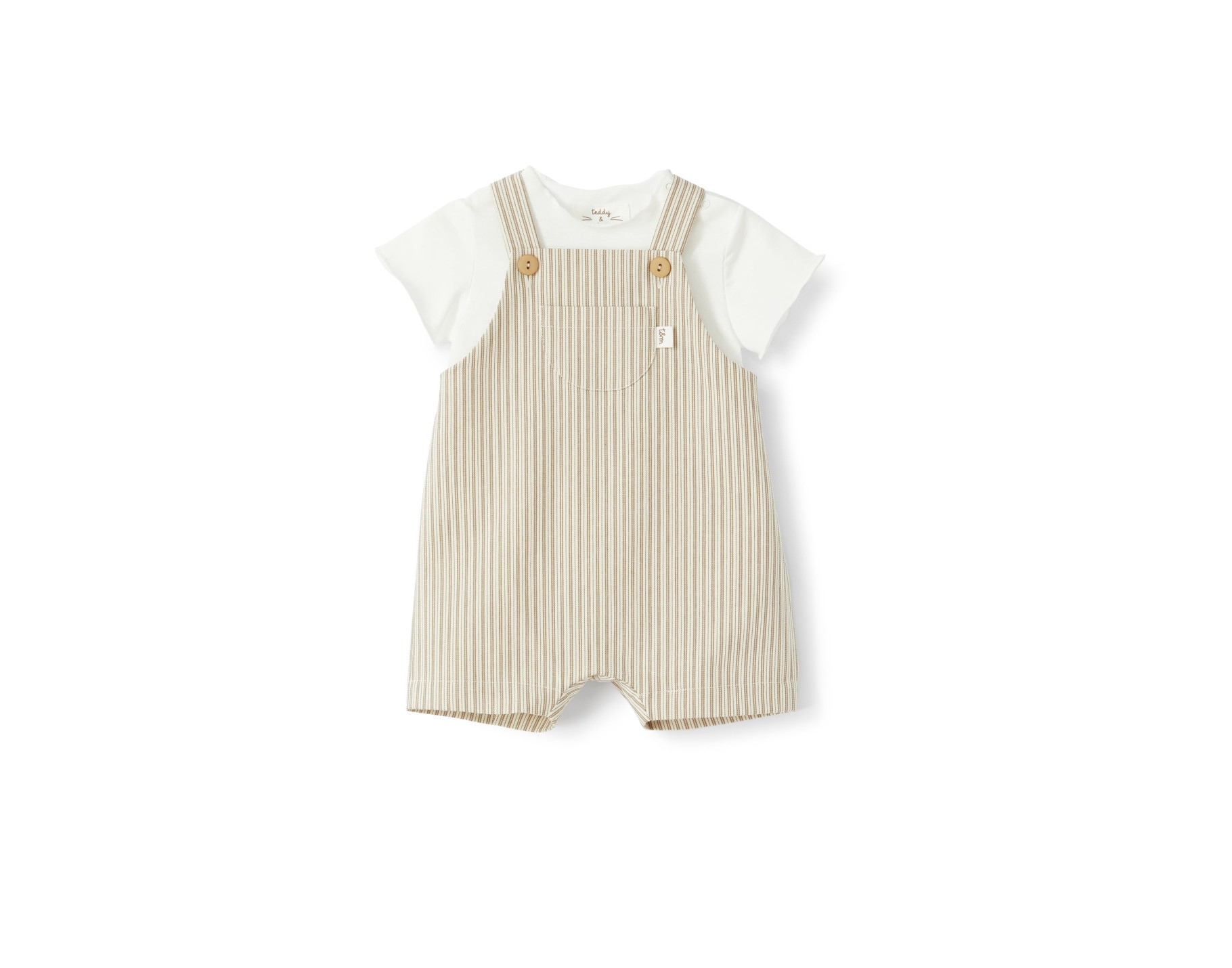 TEDDY & MINOU TWO PIECE SET short sleeve (romper&bodysuit)