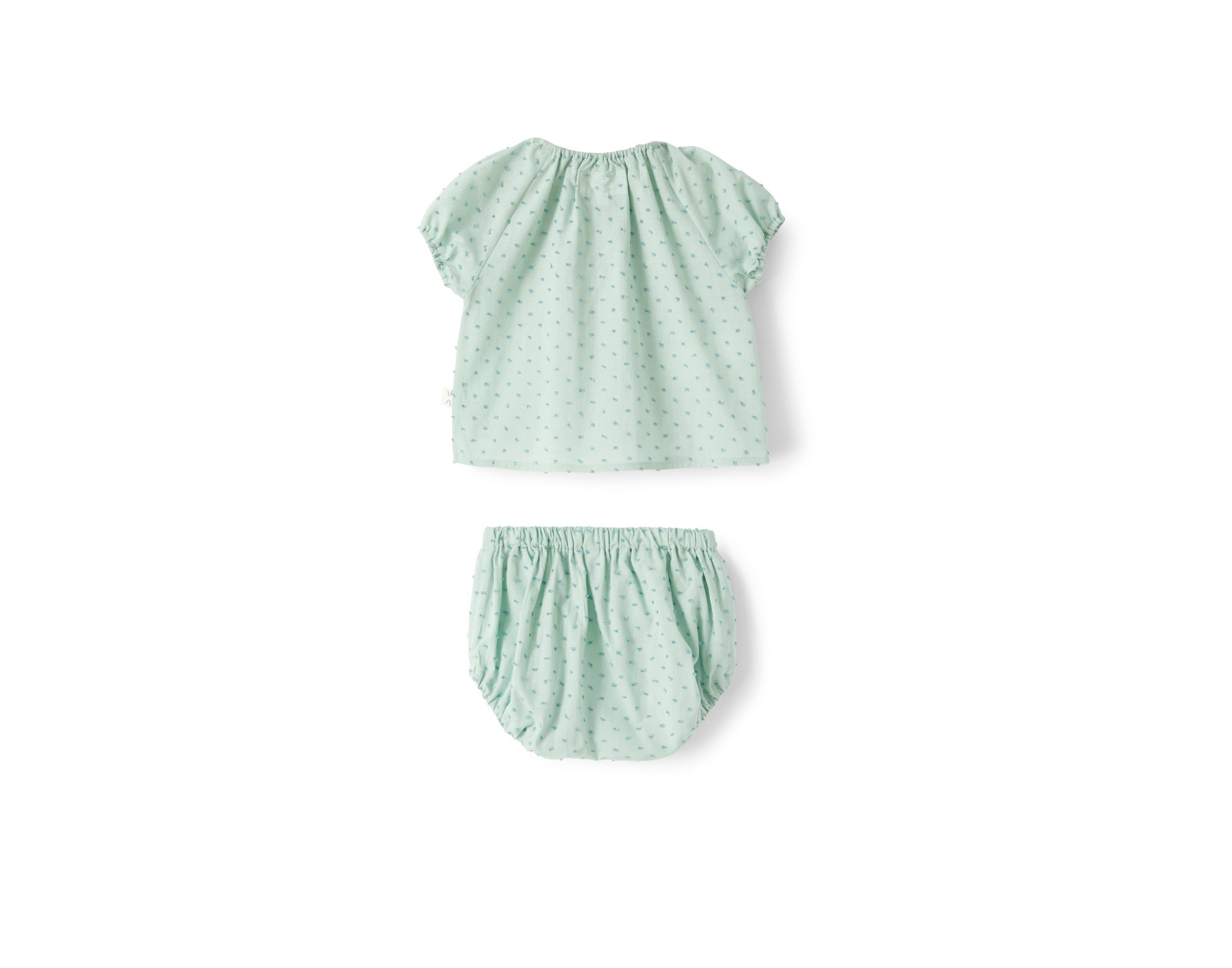 TEDDY & MINOU TWO PIECE SET  (Blouse&culotte pants)