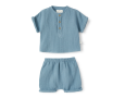 TEDDY & MINOU TWO PIECE SET DENIM BLUE