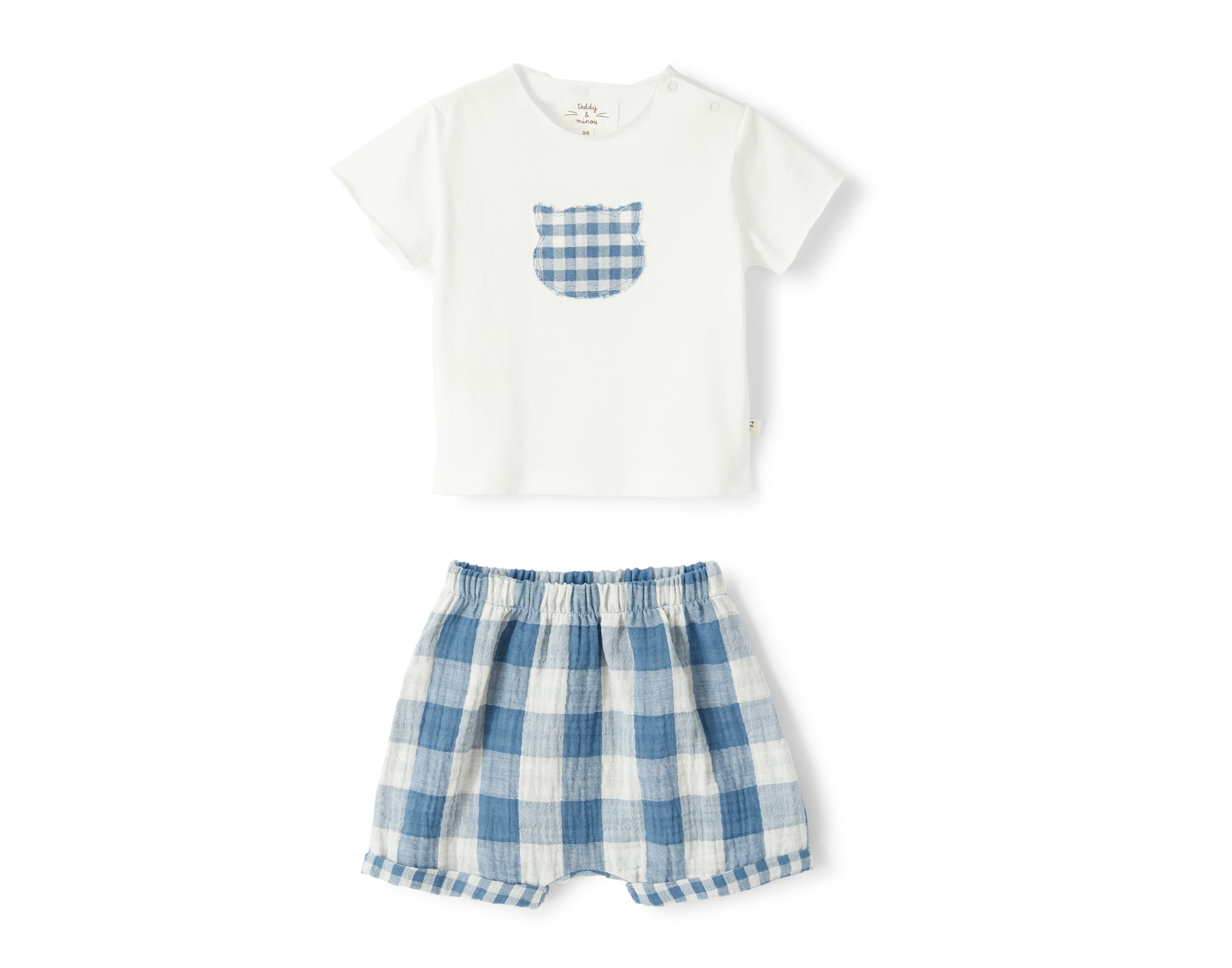 TEDDY & MINOU TWO PIECE SET (T-shirt&Short)