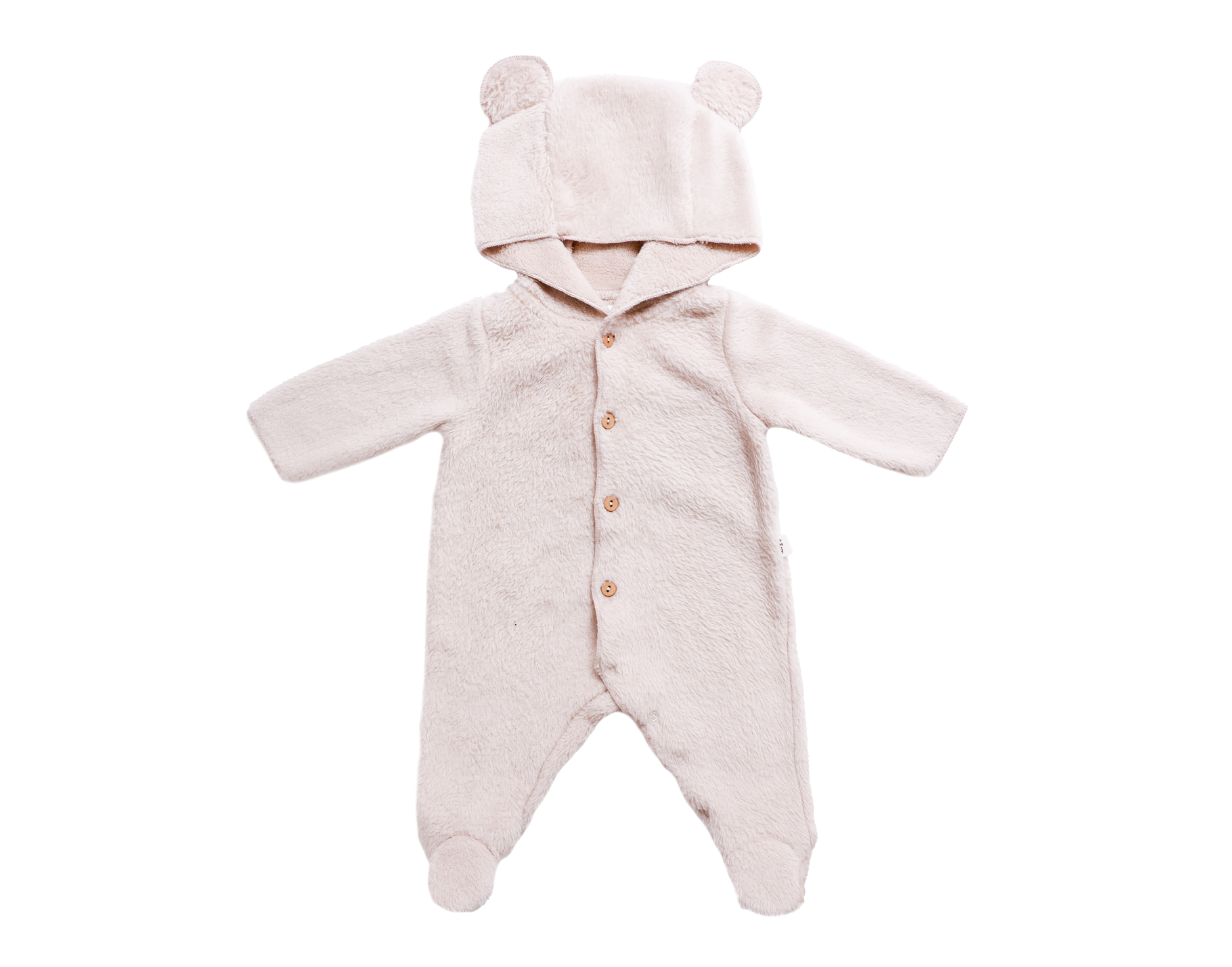 Teddy & Minou Babysuit in faux fur