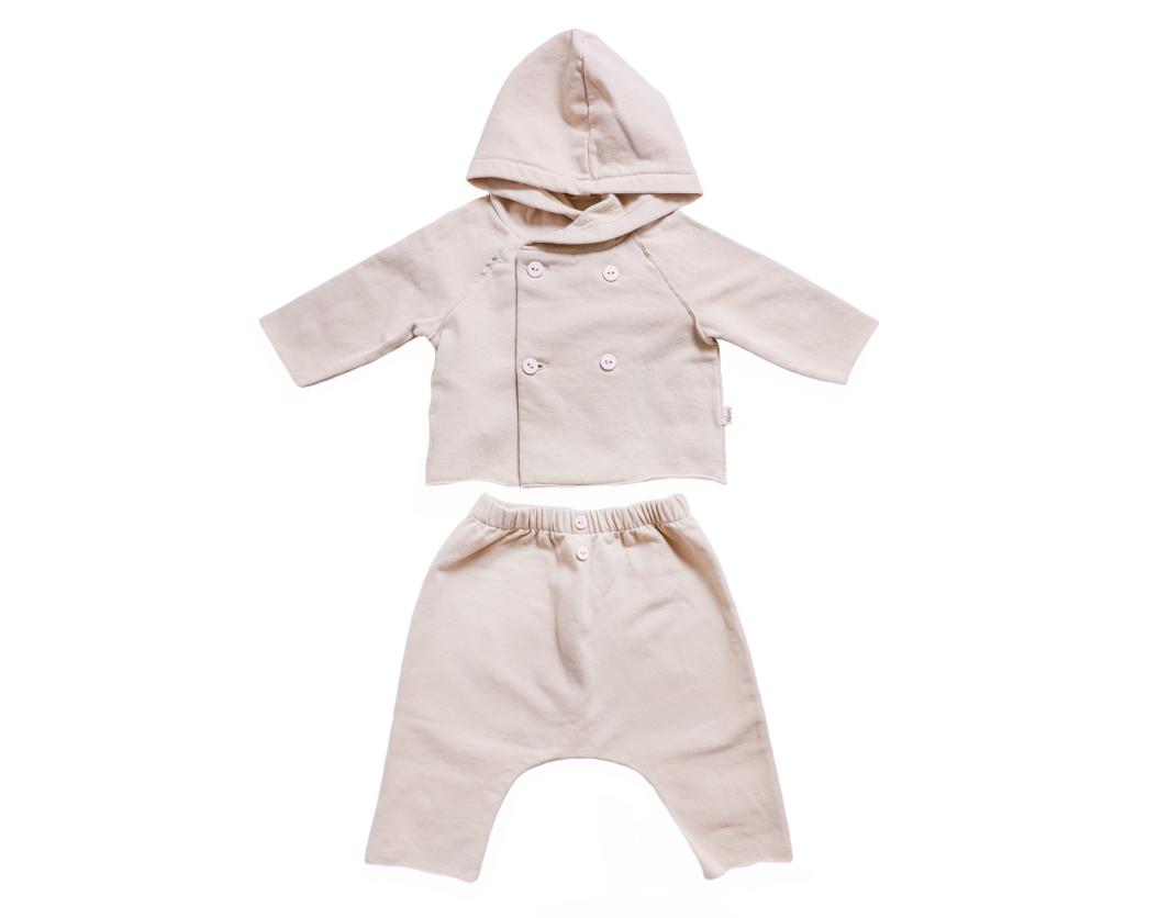 Teddy & Minou Two-piece set in organic fleece