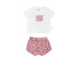 TEDDY & MINOU TWO PIECE SET  short sleeve  (T-Shirt&Short)