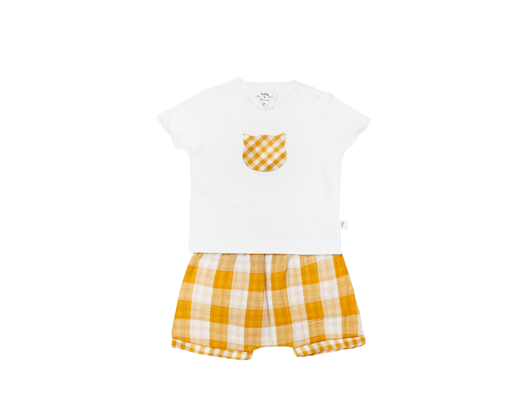 TEDDY & MINOU TWO PIECE SET (T-shirt&Short)