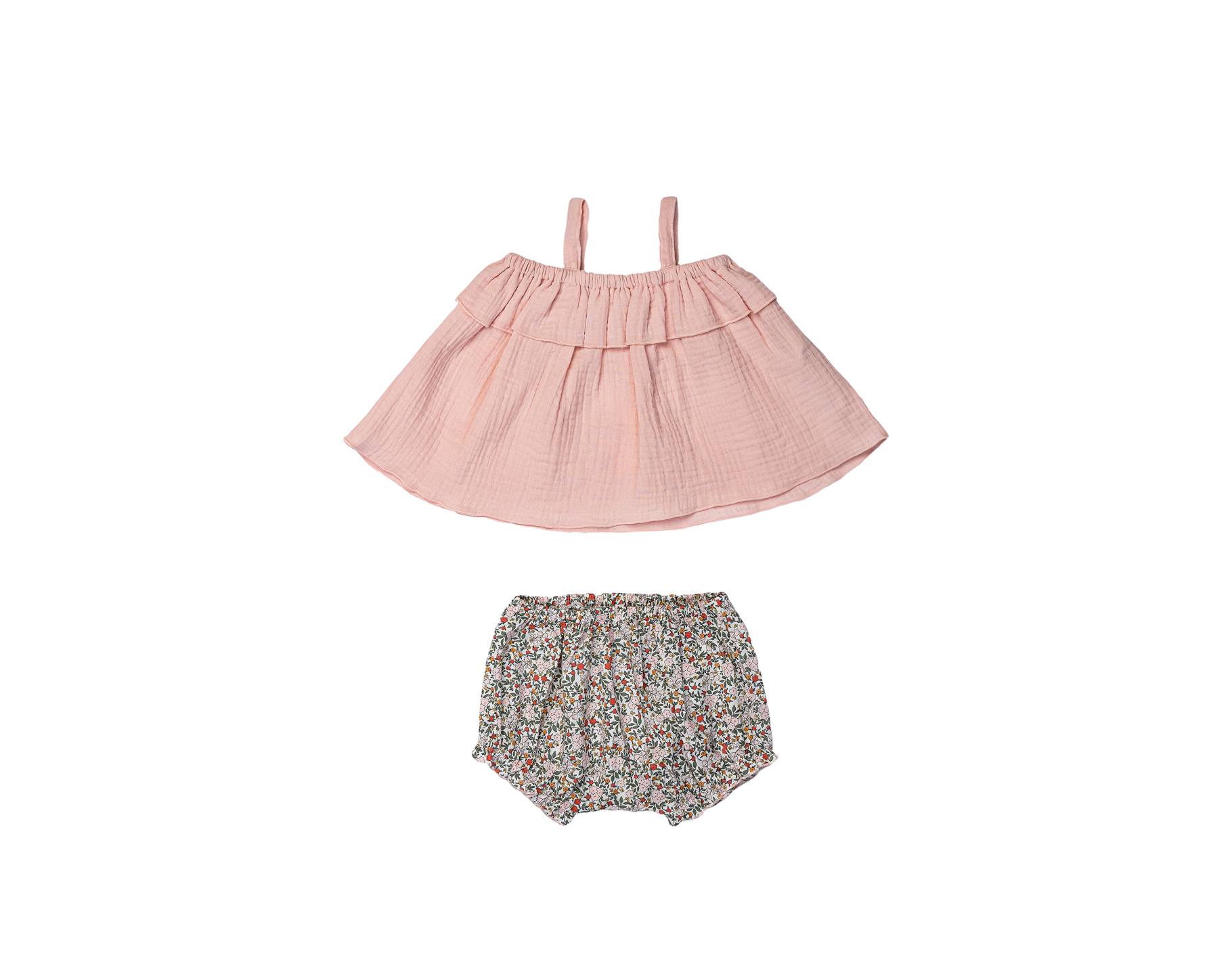 TEDDY & MINOU TWO PIECE SET (Blouse&Short)