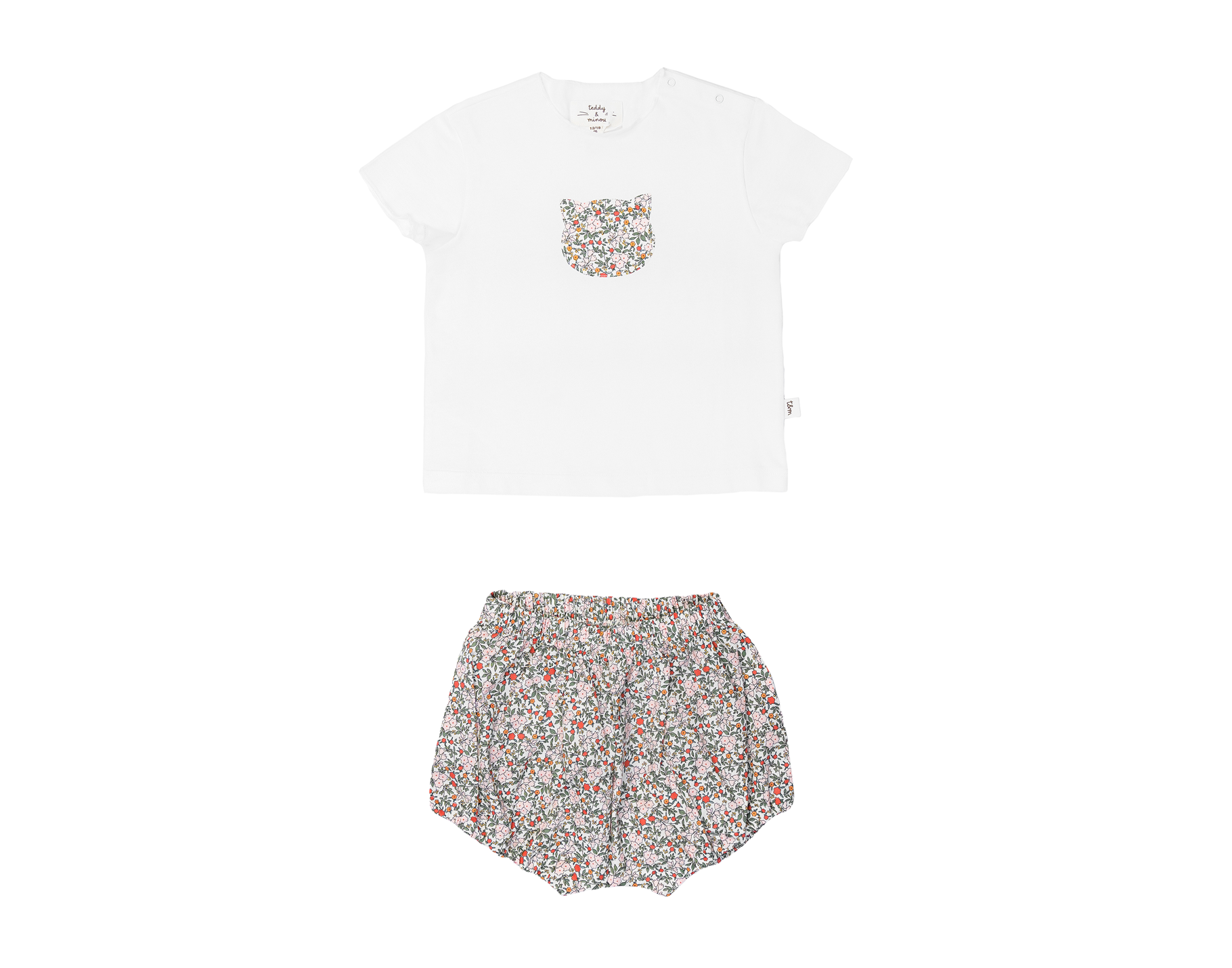 TEDDY & MINOU TWO PIECE SET short sleeve (T-Shirt&Short)