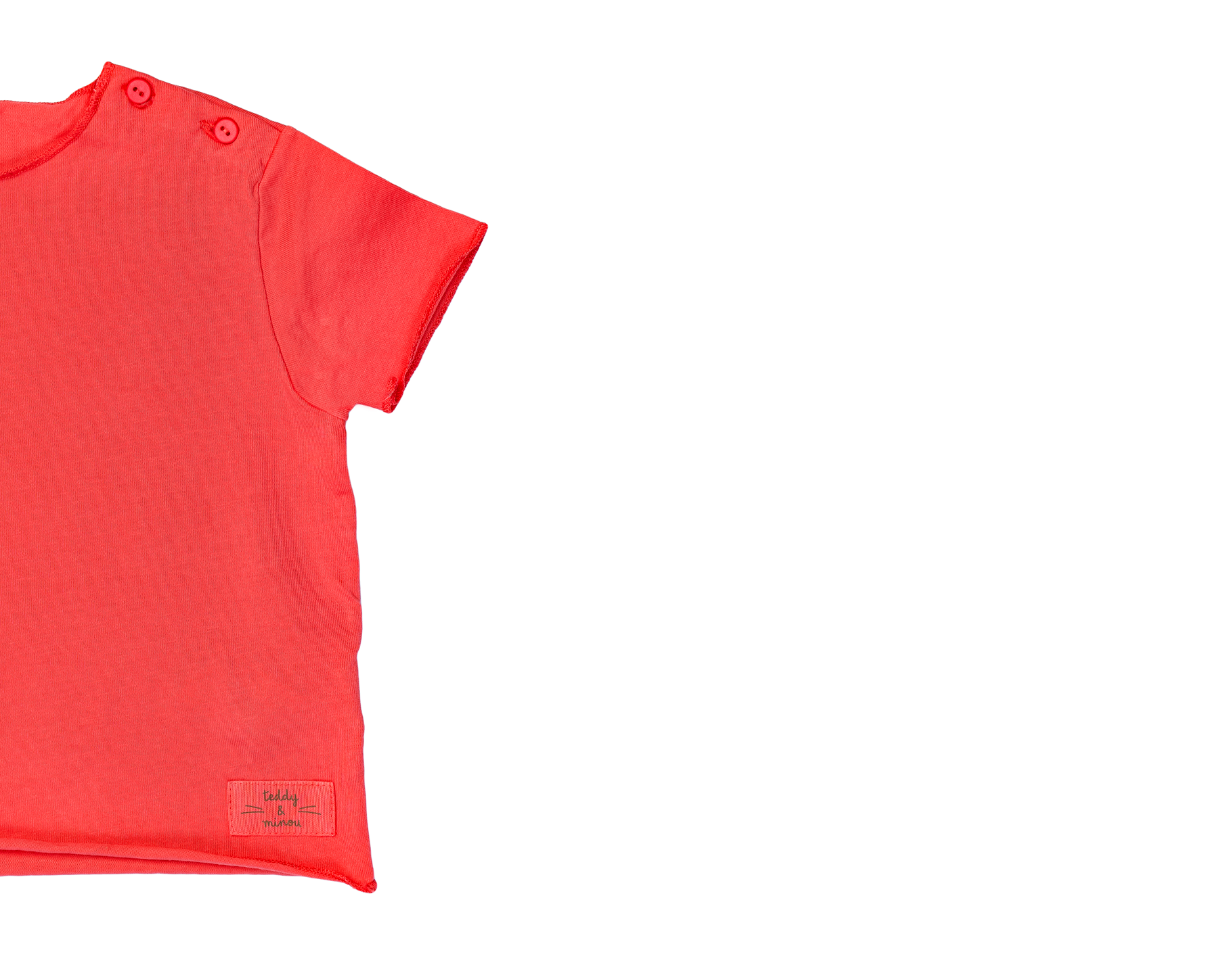 TEDDY & MINOU T-SHIRT S/S (STRAWBERRY)