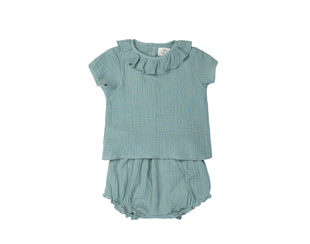 TEDDY & MINOU TWO PIECE SET  Blouse&Short