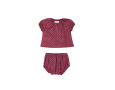 TEDDY & MINOU TWO PIECE SET (Blouse&culotte pants)