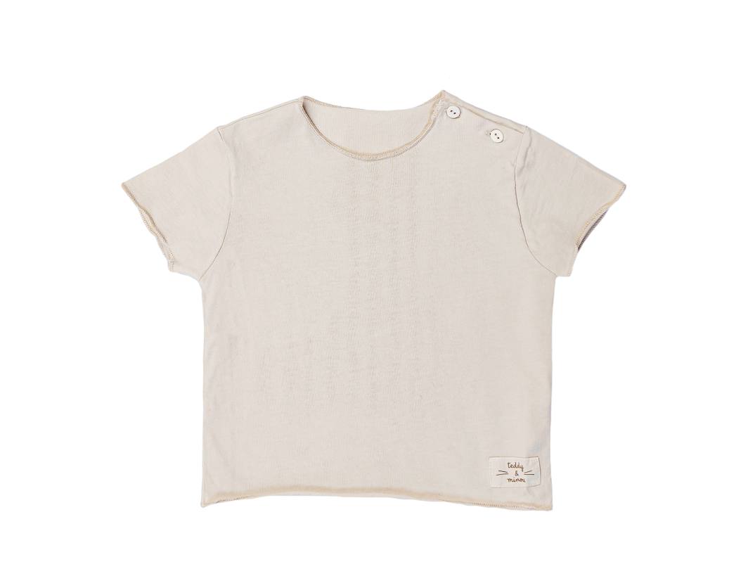 TEDDY & MINOU T-SHIRT S/S (BARLEY BEIGE)